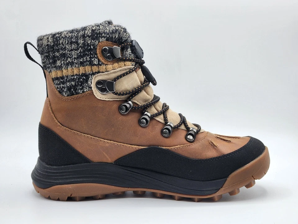 Botas de invierno Merrell Siren 4 térmicas Mid WP para mujer - tabaco - EE. UU. 7 (medianas), 8 (W) Foto 2 de 4