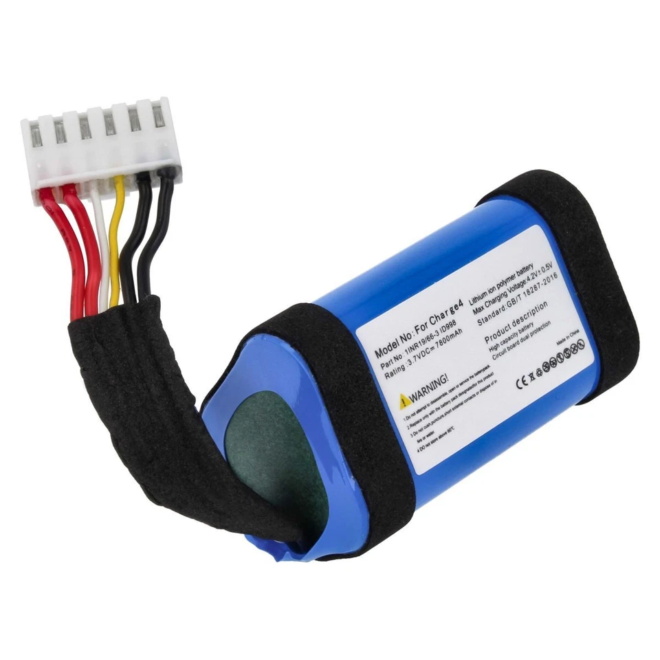 Akku für JBL Charge 4 / 4BLK / 4J - 1INR19/66-3 / ID998 / SUN-INTE-118 - 7800mAh - Bild 2 von 4