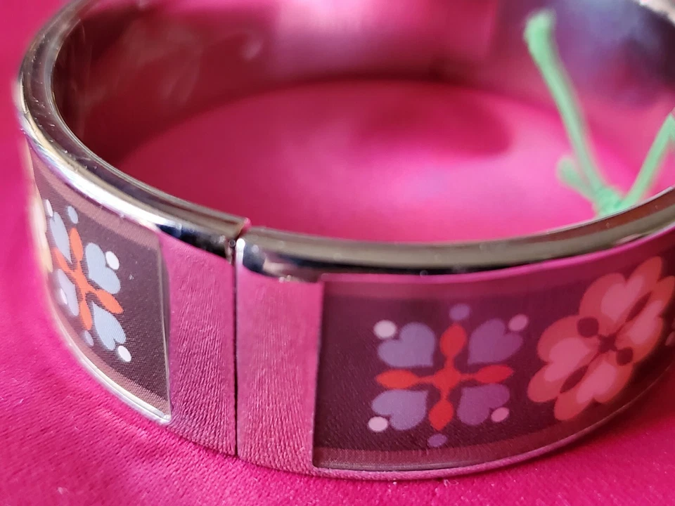 Nova Pulseira Vera Bradley Marrom e Prata Pulseira em Rara e Aposentada " CANYON" - Imagem 4 de 4