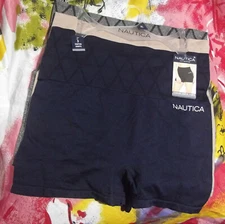 3 NEW NAUTICA  NT7099 3PKD TUMMY TONING HI-WAIST THIGH SLIMMER SHORT PANTIES XL