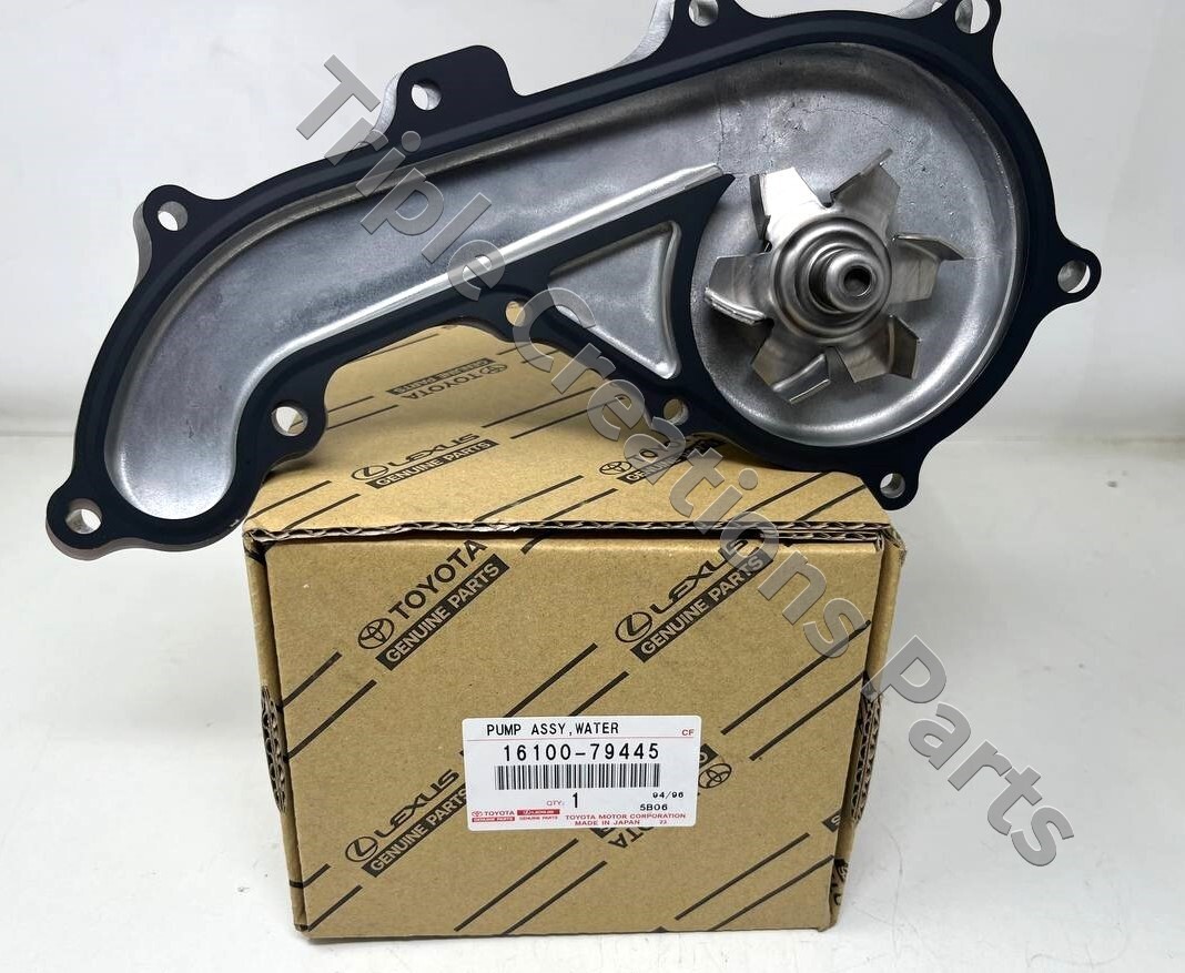 Genuine Toyota 16100-79445 Pump Assy Engine Water 1610079445 OEM