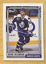 Doug Gilmour 1992-93 Topps Hockey #122 Toronto Maple Leafs EX-NM