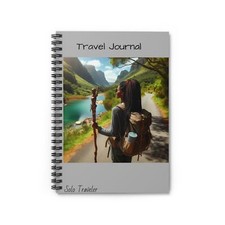 Spiral Notebook - Custom Travel Journal- Adventure journal, personal diary, gift
