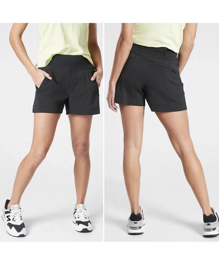 ATHLETA Trekkie North Short 10 M Black NWT 530626 Abrasion