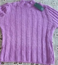 Wild Fable  Size Small  Violet  Mock Neck  Long Sleeve  Pullover Sweater