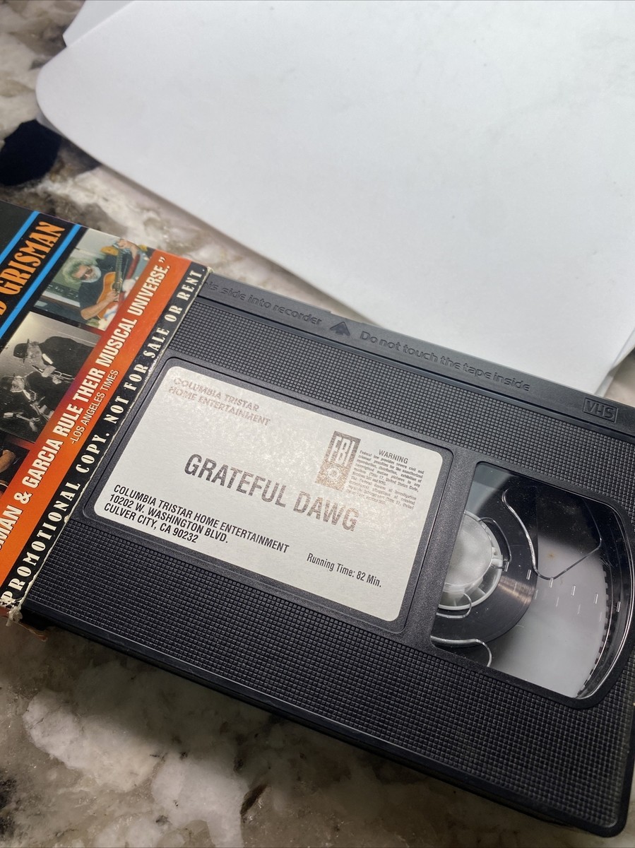 Grateful Dawg VHS Promo Copy Jerry Garcia David Grisman Grateful