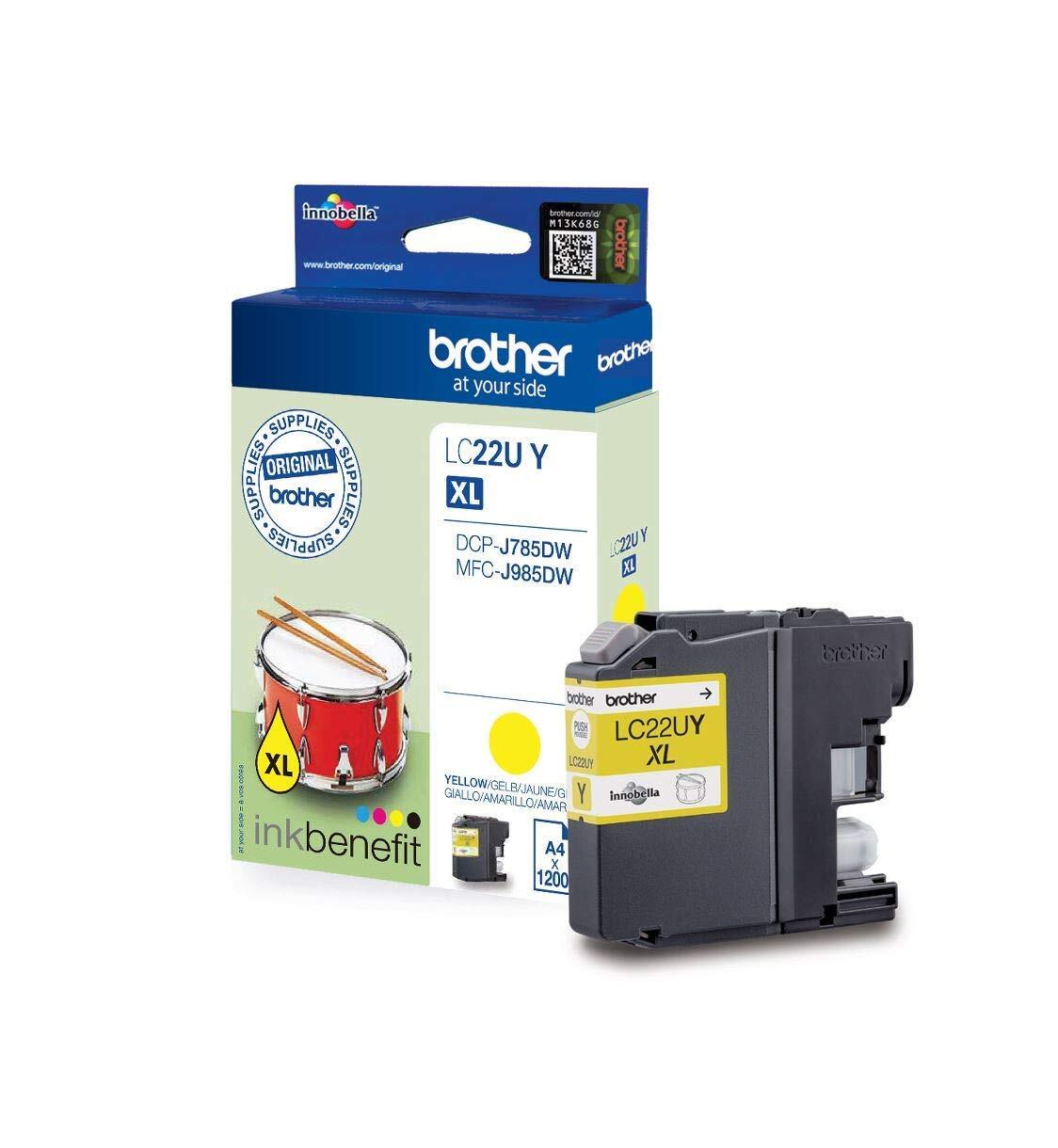 Brother Ink Brother Lc22Uy Ink Cartridge Yellow NUOVO