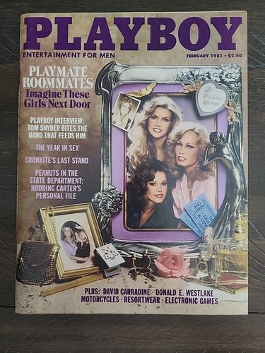 1981 Feb Vintage PLAYBOY Terri Wells, Vicki Lynn Lasseter Centerfold