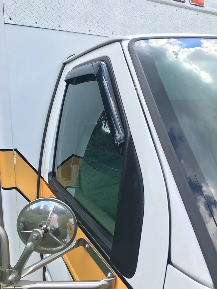 AVS 3M Tape-On In-Channel Rain Guards Vent Visors for 92-06 Ford E350 E450 E150 - Image 3 of 4