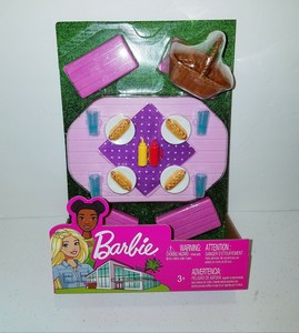 barbie picnic table playset