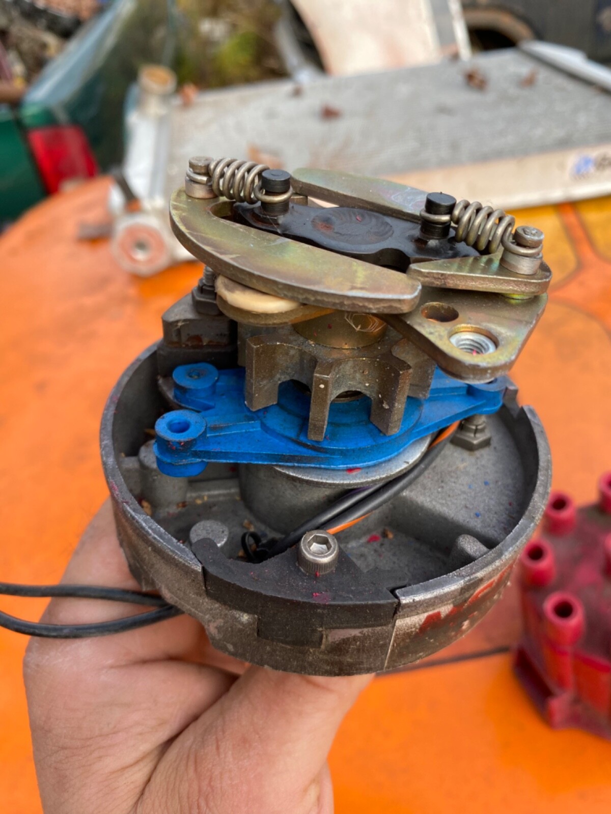 MSD 8461 SB/BB CHEVY DISTRIBUTOR CLEAN BRONZE GEAR sbc 283 302 327 350