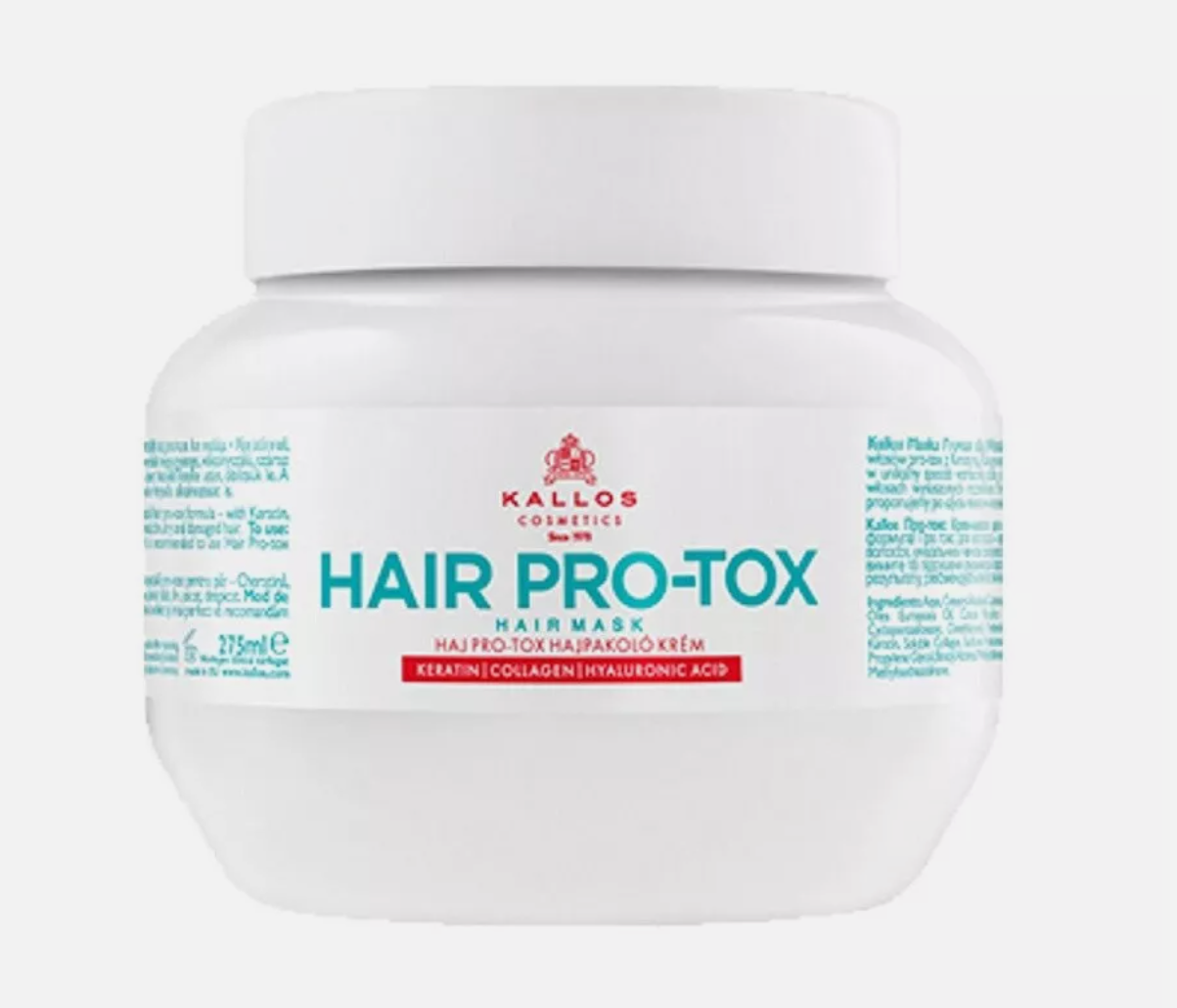 Kallos Hair Pro-Tox Hair Mask - 275 ml - Keratin, Collagen & Hyaluronic Acid