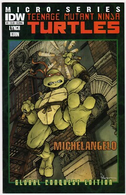 Teenage Mutant Ninja Turtles Micro Series 2 Michelangelo Global Conquest Edition