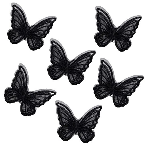 Кружевные черные заколки для волос для женщин