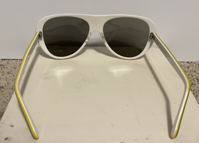 Vintage Foster Grant USA Blue Yellow White Mirrored Ski Sunglasses Vintage Foster Grant USA Blue Yellow White Mirrored Ski  main image 2