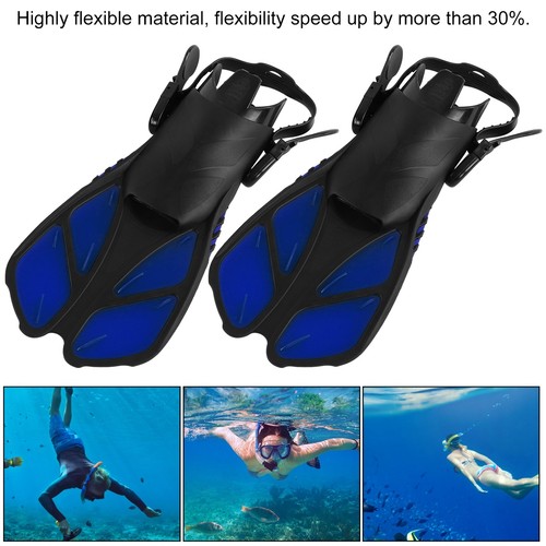 1 Paar Schwimmflossen Verstellbare Verstellbare Flossen Mit Offenem Absatz - Bild 5 von 24