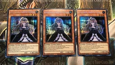 * 3X GHOST BELLE & HAUNTED MANSION 3X * PRISMATIC SECRET RARE MP22-EN258 YUGIOH!