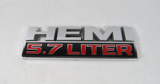 2013-2018 Ram Hemi 5.7 Liter Emblem Front Fender Badge Symbol Logo Genuine Oem