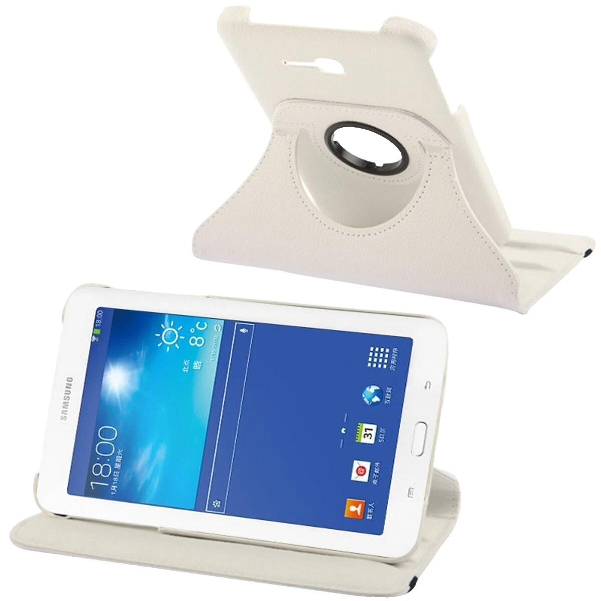 White Tablet & eReader Cases, Covers & Keyboard Folios for Samsung Galaxy Tab