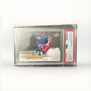 2019 Upper Deck Hockey UD Canvas #C97 Adam Fox Young Guns RC PSA 10 Gem Mint