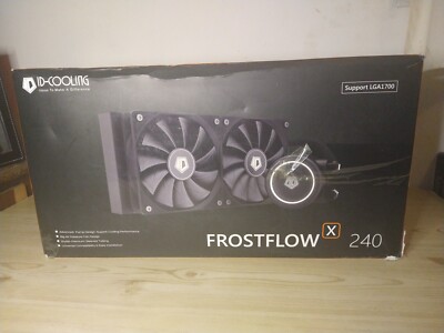 ID-Cooling FROSTFLOW X 240 CPU Water Cooler AIO Cooler 240mm Liquid Cooled. 