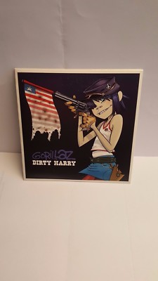 VERY RARE!!! UK CD 1 TRACK PROMO OF... ''DIRTY HARRY'' BY THE GORILLAZ