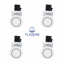 4PCS PDC Parking Sensor 89341-50050-A0 For 2001-2006 Lexus LS430 4.3L White 