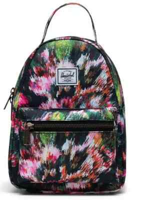 Herschel Supply Nova MINI 10''H x 7''L x 4''D Backpack Handbag Bag Floral NWT $55