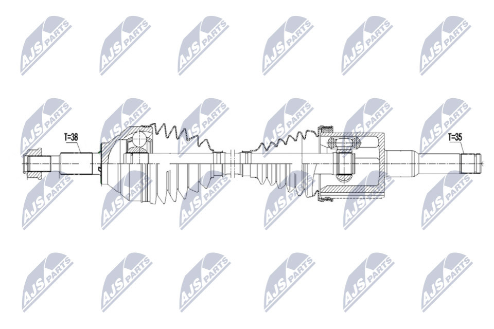 NPW-FR-123 NTY Drive Shaft