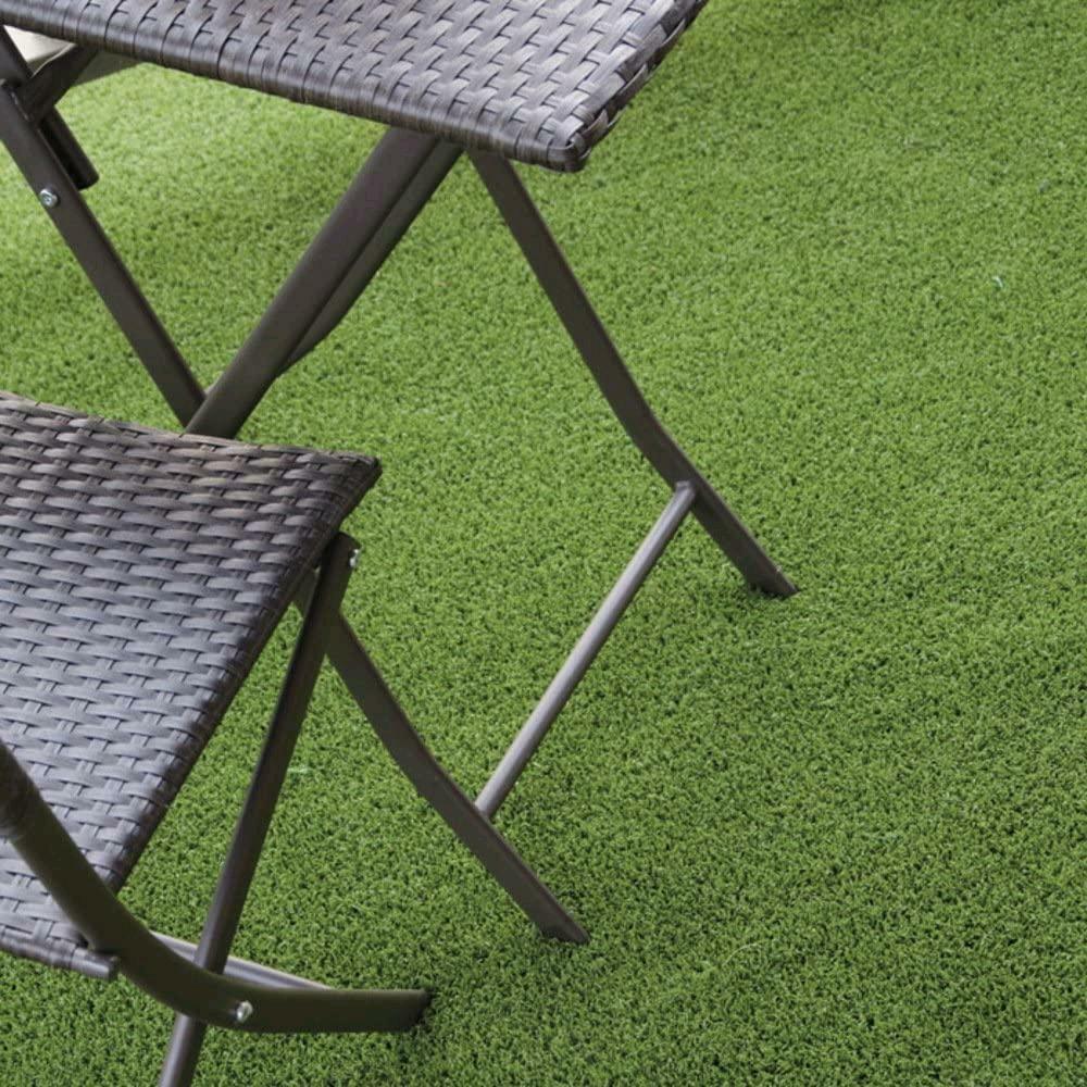 Prato Sintetico 35mm - Rotolo 1x2.5m Effetto Realistico Per Giardino, Balcone E Piscina - Foto 3