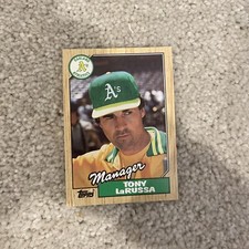 1987 Topps Tony La Russa Card