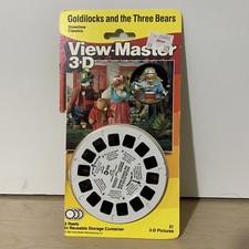 Vintage View-Master set of 3 reels GOLDILOCKS and The Three Bears w/ Card 2001