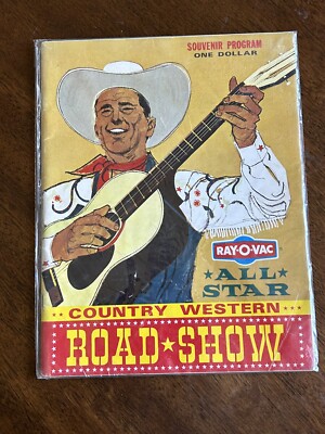 VINTAGE  RAYOVAC ALL STAR COUNTRY WESTERN ROAD SHOW SOUVENIR PROGRAM BOOKLET