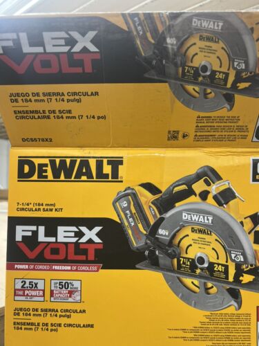 DeWalt DCS578B 60 Volt FlexVolt 7 1/4" Brushless Circular Saw