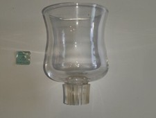 PartyLite W4201 Bougeoir tulipe transparent - NEUF