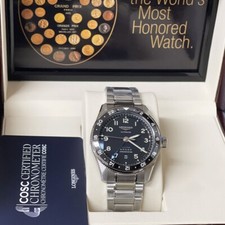 NEW Longines Spirit Zulu Time 42mm Black Dial Steel Men's Watch L38124536 5