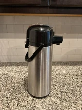 Service Ideas Thermal Stainless Steel Water / Coffee Dispenser Air Pot - 2.2L
