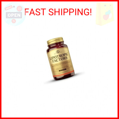 Solgar Lipotropic Factors, 100 Tablets - Liver Support - Vegan, Gluten Free, Dai