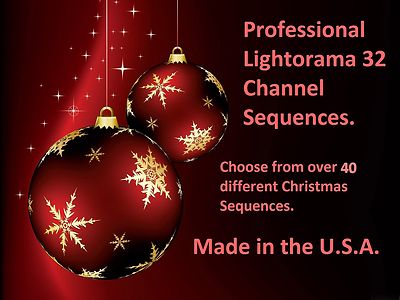 NEW! Includes Customer support! 32 channel Light o rama sequence $9.99 each