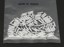 500 SILVER BICYCLE BIKE SHIFT DERAILLEUR BRAKE CABLE TIP CAP END CRIMP ALUMINUM