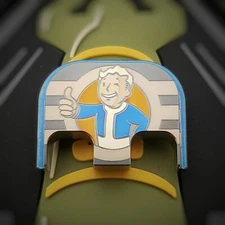 Titanium Glock back plate fits Gen 1-5  - Pip, vault design