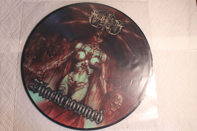 Marduk - Blackcrowned Swedish Blooddawn Prod #500 PICTURE disc LP BLACK metal