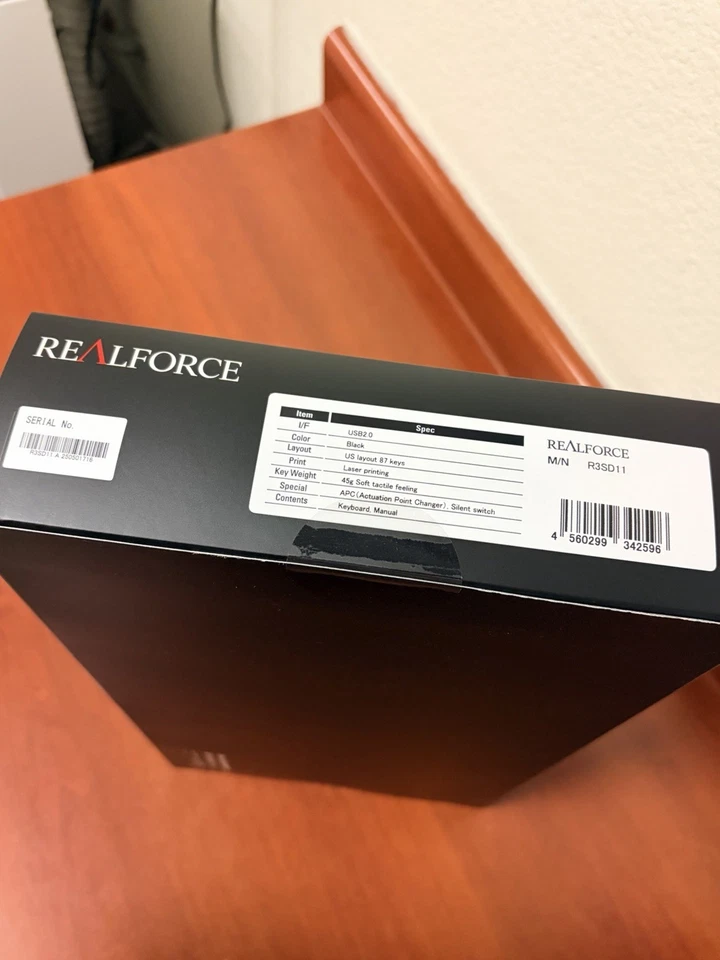 NEW SEALED 2025 - RealForce Topre R3S TKL Silent 45g ( RF R3SD11 ) Keyboard - Image 3 of 4