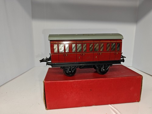 Vintage Hornby Train Spur O No41 4-Rad Personenwagen Modell OVP 42121 (967 | Condition: Used