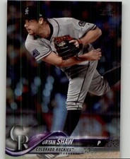 2018 Topps Bryan Shaw Rainbow Foil #363 Colorado Rockies