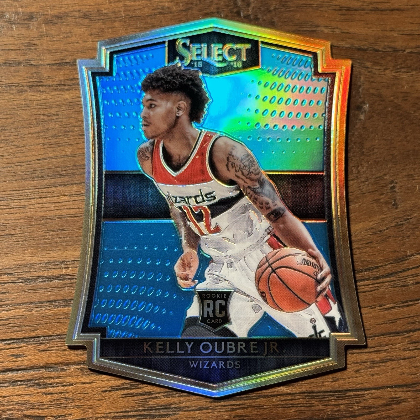 Kelly Oubre 2015-16 Panini Select LIGHT BLUE 163/199 Die-Cut Prizm Rookie RC 146