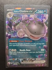 Carta Pokémon Paldean Clodsire ex 059/091 Holo Rara Paldea Fates TCG NM MINT