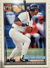 2026 Topps Series 1 1991 Throwback Don Mattingly #T91-68