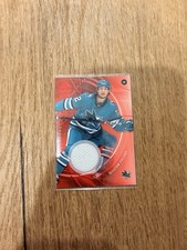 2025-26 SP Game Used William Eklund Red Jersey #120 Hockey Card