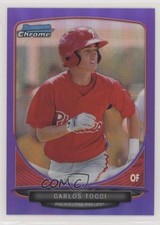 2013 Bowman Chrome Prospects Purple Refractor 6/199 Carlos Tocci #BCP165 4r2